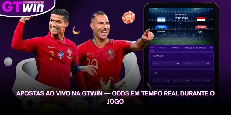 acompanhe as apostas ao vivo na gtwin com odds atualizadas em tempo real durante o jogo