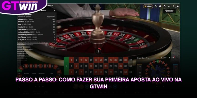 acompanhe as etapas para começar nas apostas ao vivo e fazer sua primeira aposta
