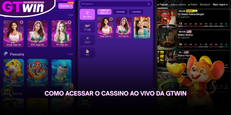 aprenda como acessar o cassino ao vivo da gtwin em poucos instantes