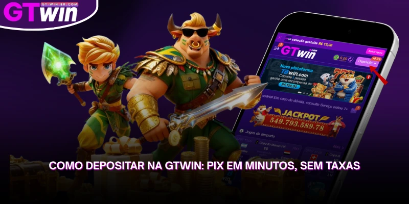 como depositar na gtwin pix em minutos, sem taxas