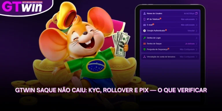 gtwin saque não caiu