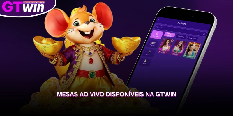 navegue pelas mesas ao vivo da gtwin e encontre diversas opções para jogar