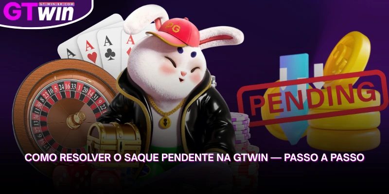veja como solucionar um saque pendente na gtwin seguindo orientações passo a passo